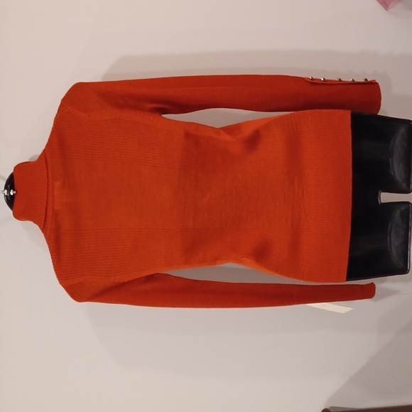 Vertigo Paris "Russet" Wool Blend Fine Knit Turtleneck Sweater- Sz. Sm - Picture 8 of 11